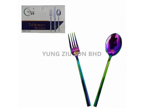 MONOCHROME SYMPHONY SPOON FORK SET(CHENGFA)